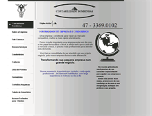 Tablet Screenshot of contabilidadebombinhas.com